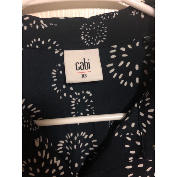 Cabi sleeveless dandelion print blouse - Picture 4 of 5